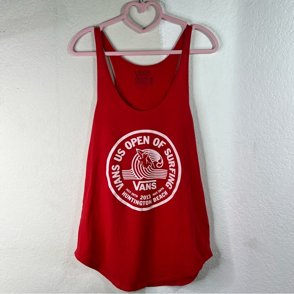 Vans Women’s Huntington Beach Red Muscle Tee
